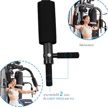 โฮมยิม Merrira 2 สถานี รุ่น MG-200 _1
